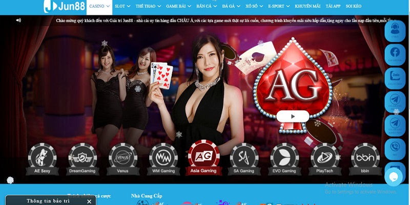 Mẹo chơi cá cược casino online tại Jun88