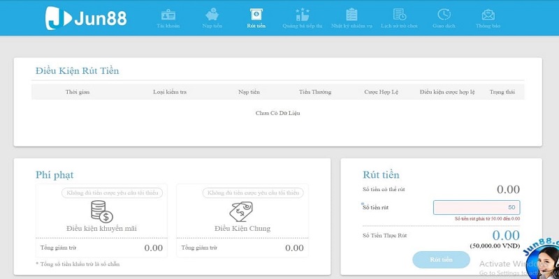 Huong dan rut tien casino Jun88 don gian an toan nhat