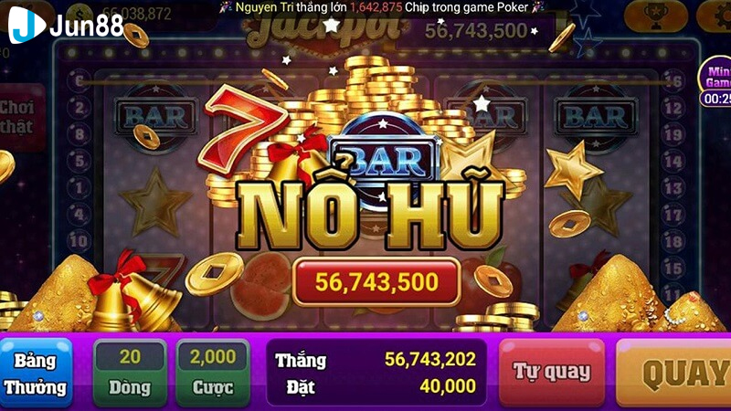 Trải nghiệm cách chơi game Nổ Hũ tại nhà cái Jun88 chuyên nghiệp